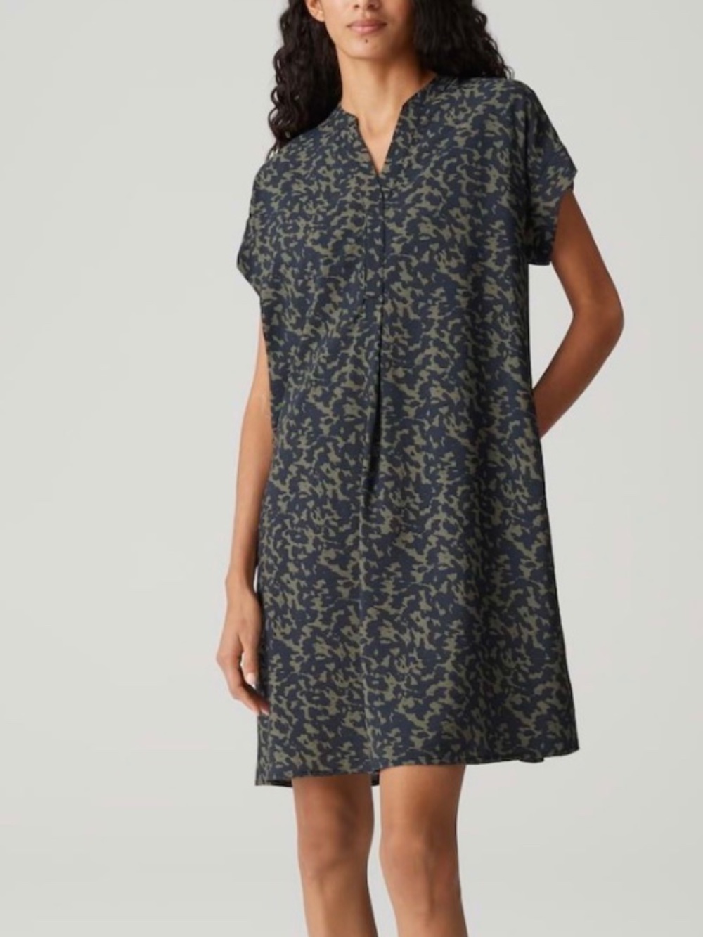 Opus. WULARA SHADOW shirt dress in modal mix, size 36 / S or 4/6 US